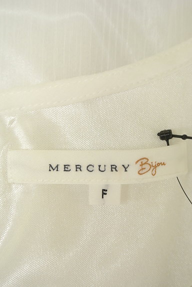 MERCURYDUO（マーキュリーデュオ）の古着「ビジュー付きシフォンフレアプルオーバー（カットソー・プルオーバー）」大画像６へ