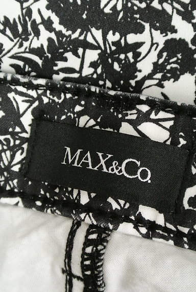 MAX&Co.（マックス＆コー）の古着「モノトーン大人ボタニカル柄スキニー（パンツ）」大画像６へ