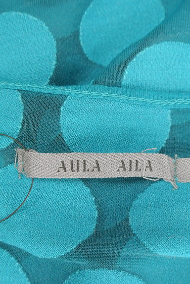 AULA AILA（アウラアイラ）の古着「透けドット柄レーサーバックタンクトップ（キャミソール・タンクトップ）」大画像６へ