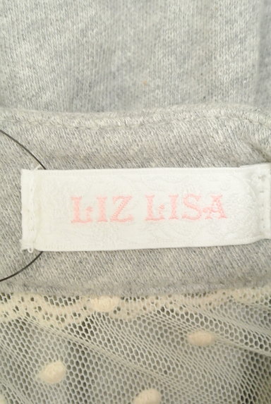 LIZ LISA（リズリサ）の古着「セクシーレースのハイネックスウェットワンピ（ワンピース・チュニック）」大画像６へ