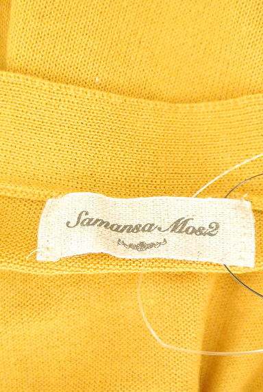 SM2（サマンサモスモス）の古着「からし色透けニットカーディガン（カーディガン・ボレロ）」大画像６へ