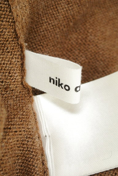 niko and...（ニコ アンド）の古着「ドルマンモカブラウンニットカーデ（カーディガン・ボレロ）」大画像６へ