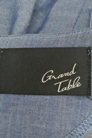 GRAND TABLE（グランターブル）の古着「フリル袖ダンガリープルオーバー（カットソー・プルオーバー）」大画像６へ