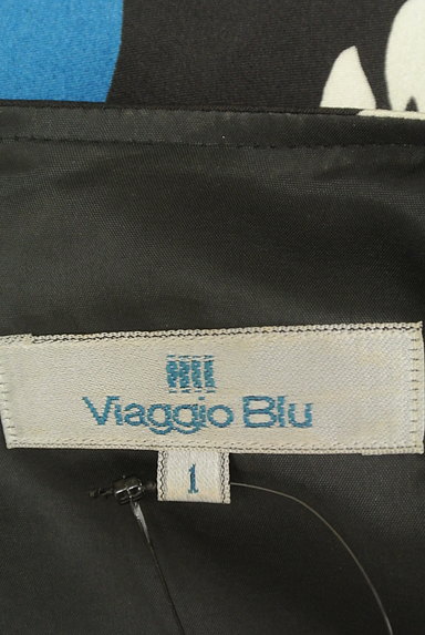 Viaggio Blu（ビアッジョブルー）の古着「花柄Ｖラインタックプリーツワンピ（ワンピース・チュニック）」大画像６へ