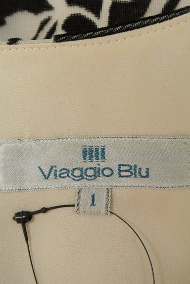 Viaggio Blu（ビアッジョブルー）の古着「総柄シフォンワンピース（ワンピース・チュニック）」大画像６へ