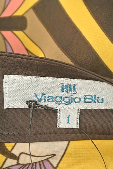 Viaggio Blu（ビアッジョブルー）の古着「プッチ柄シフォントップス（カットソー・プルオーバー）」大画像６へ