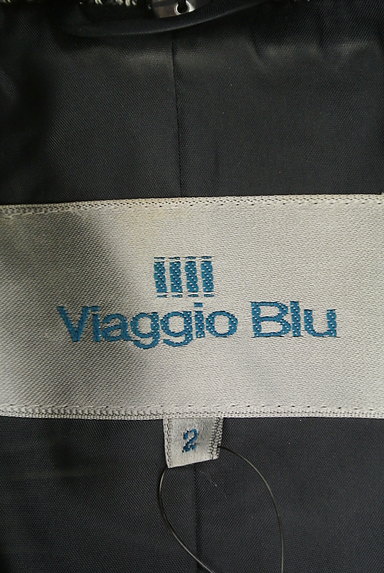 Viaggio Blu（ビアッジョブルー）の古着「ファー襟ラメロングコート（コート）」大画像６へ