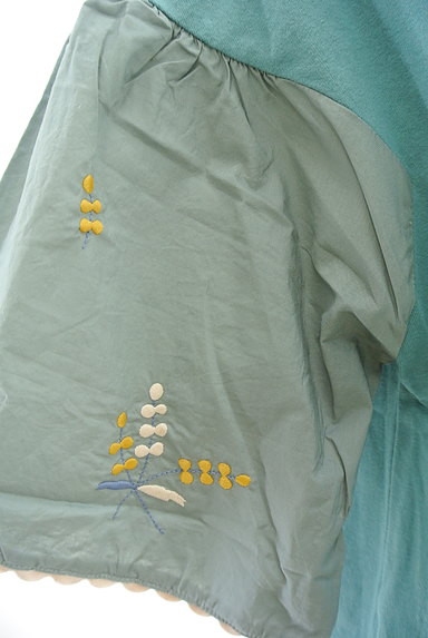 POU DOU DOU（プードゥドゥ）の古着「切り替え刺繍袖カットソー（カットソー・プルオーバー）」大画像４へ