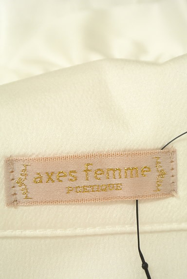 axes femme（アクシーズファム）の古着「フリル丸襟光沢ブラウス（ブラウス）」大画像６へ