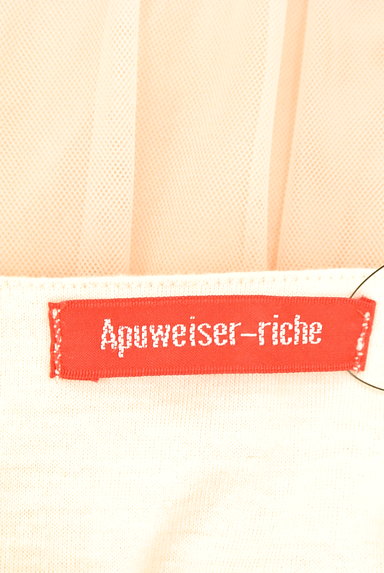 Apuweiser riche（アプワイザーリッシェ）の古着「刺繍入りノースリーブチュールワンピース（キャミワンピース）」大画像６へ