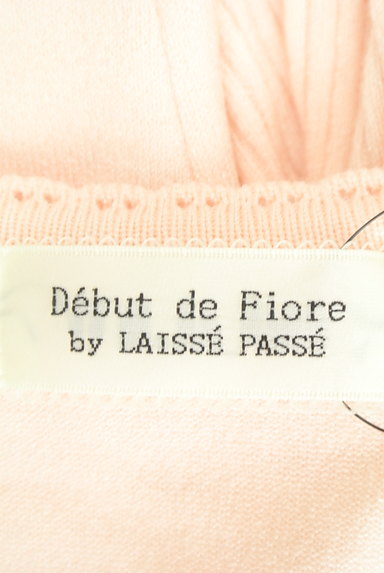Debut de Fiore by LAISSE PASSE（デビュー・ド・フィオレ）の古着「フリルニットカーディガン（カーディガン・ボレロ）」大画像６へ