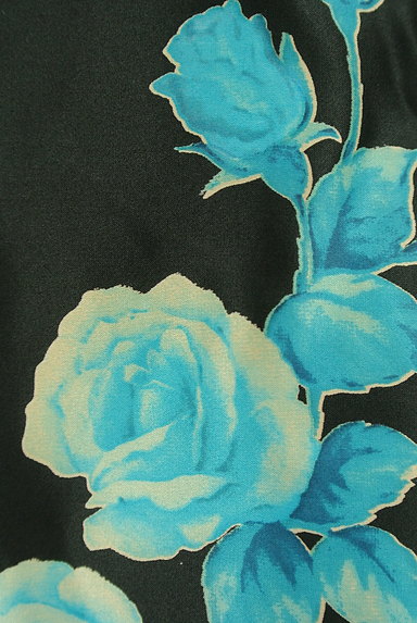 LAISSE PASSE（レッセパッセ）の古着「花柄光沢シルクフレアスカート（スカート）」大画像５へ