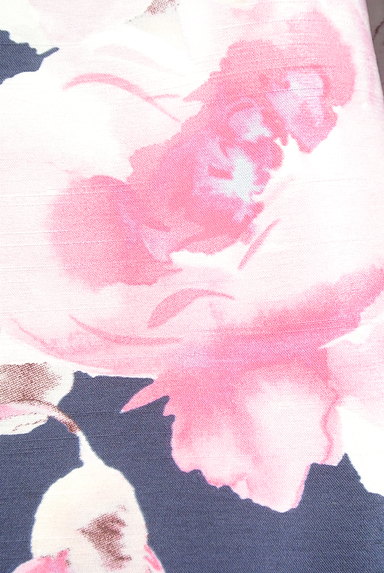 Debut de Fiore by LAISSE PASSE（デビュー・ド・フィオレ）の古着「水彩画タッチ花柄フレアスカート（スカート）」大画像５へ
