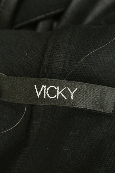 VICKY（ビッキー）の古着「サイドスウェード切替カーディガン（カーディガン・ボレロ）」大画像６へ
