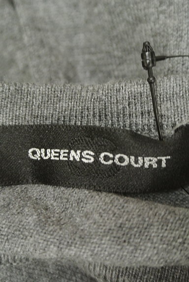 QUEENS COURT（クイーンズコート）の古着「ビジュー＆パール装飾ニット（ニット）」大画像６へ