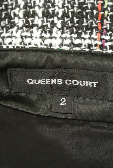 QUEENS COURT（クイーンズコート）の古着「チェック柄ツイードミニスカート（ミニスカート）」大画像６へ