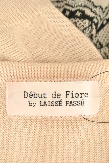 Debut de Fiore by LAISSE PASSE（デビュー・ド・フィオレ）の古着「刺繍レースカーディガン（カーディガン・ボレロ）」大画像６へ