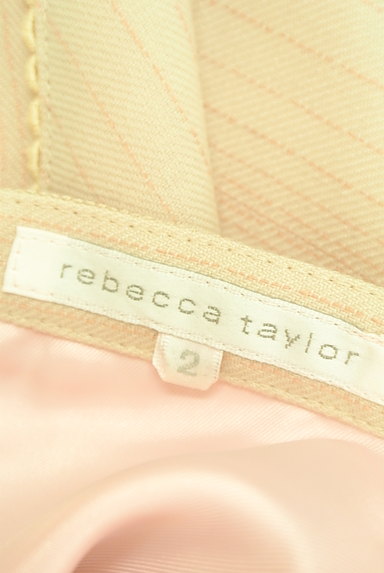 REBECCA TAYLOR（レベッカテイラー）の古着「ベージュ×ピンクストライプ柄スカート（スカート）」大画像６へ
