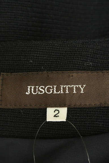 JUSGLITTY（ジャスグリッティー）の古着「ベルト付き切替ツイードワンピース（ワンピース・チュニック）」大画像６へ