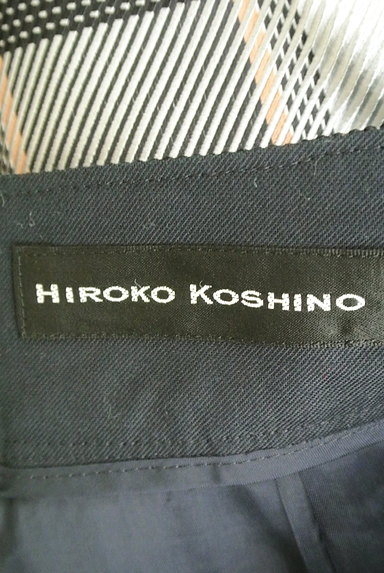 HIROKO KOSHINO（ヒロココシノ）の古着「斜めタックチェック柄パンツ（パンツ）」大画像６へ