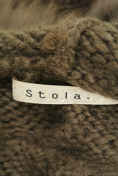 Stola.（ストラ）の古着「ラビットファーニットポンチョ（カーディガン・ボレロ）」大画像６へ