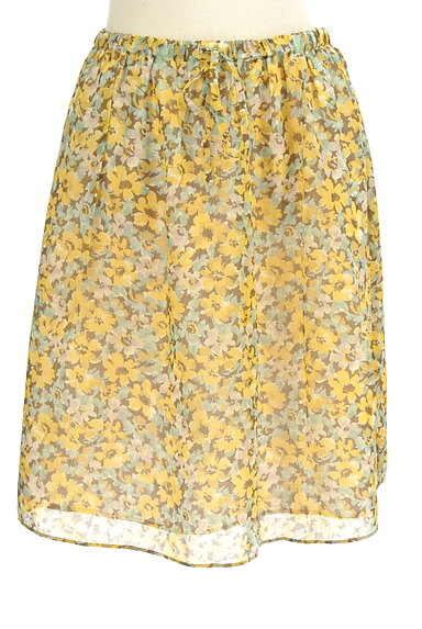 Te chichi（テチチ）の古着「花柄シアーフレアスカート（スカート）」大画像１へ