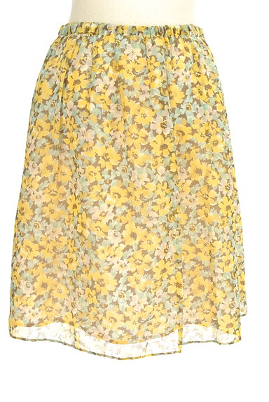Te chichi（テチチ）の古着「花柄シアーフレアスカート（スカート）」大画像２へ