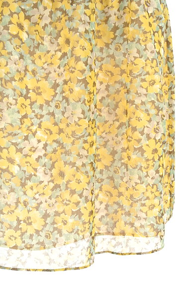 Te chichi（テチチ）の古着「花柄シアーフレアスカート（スカート）」大画像５へ