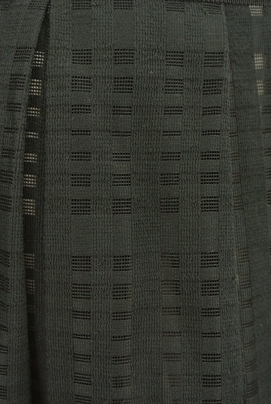 M-premier（エムプルミエ）の古着「透けチェック柄フレアスカート（スカート）」大画像４へ