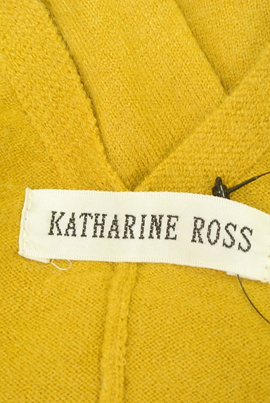 KATHARINE ROSS（キャサリンロス）の古着「カラーＶネックニットトップス（ニット）」大画像６へ