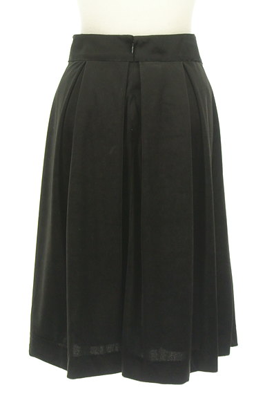 NARA CAMICIE（ナラカミーチェ）の古着「ベロア調フレア黒スカート（スカート）」大画像２へ