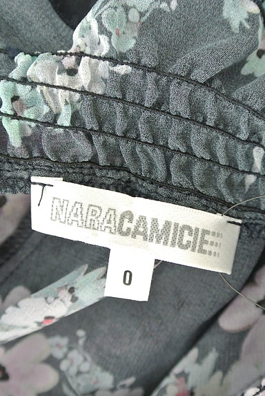 NARA CAMICIE（ナラカミーチェ）の古着「花柄シアーシフォンプルオーバー（カットソー・プルオーバー）」大画像６へ