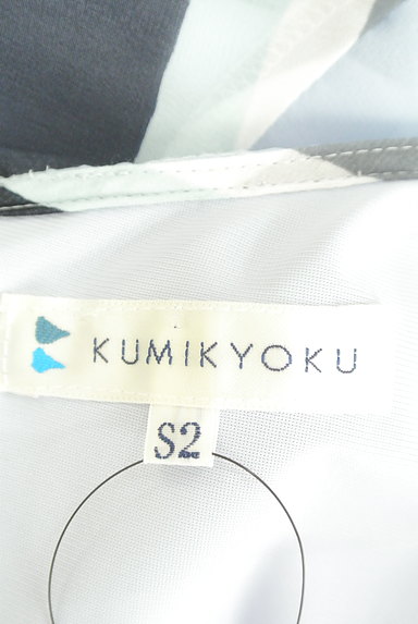 KUMIKYOKU（組曲）の古着「ボーダーシフォンワンピース（ワンピース・チュニック）」大画像６へ