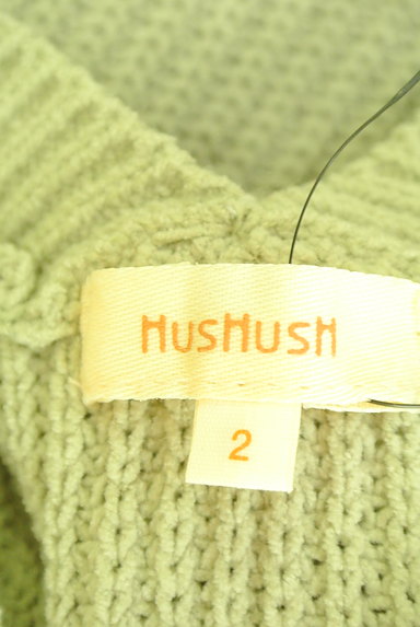 HusHusH（ハッシュアッシュ）の古着「くすみグリーンのゆったりニット（ニット）」大画像６へ