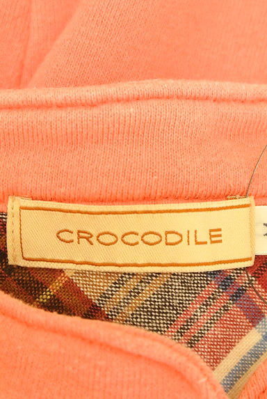 Crocodile（クロコダイル）の古着「くすみオレンジカジュアルカットソー（スウェット・パーカー）」大画像６へ