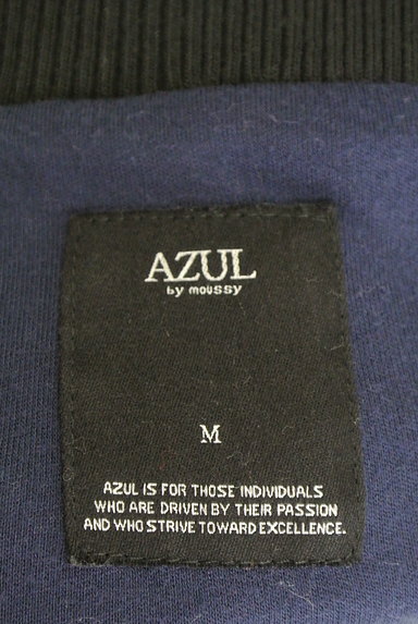 AZUL by moussy（アズールバイマウジー）の古着「袖ボアバイカラーブルゾン（ブルゾン・スタジャン）」大画像６へ