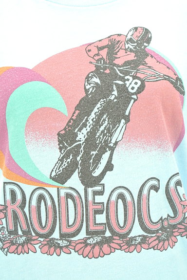 RODEO CROWNS（ロデオクラウン）の古着「プリントカラーＴシャツ（Ｔシャツ）」大画像４へ