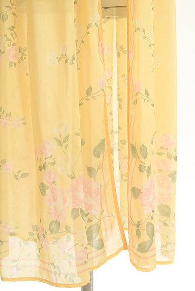 MERCURYDUO（マーキュリーデュオ）の古着「シースルー花柄ロングカーディガン（カーディガン・ボレロ）」大画像５へ
