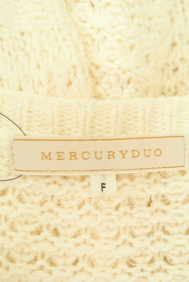 MERCURYDUO（マーキュリーデュオ）の古着「ローゲージミドル丈カーディガン（カーディガン・ボレロ）」大画像６へ