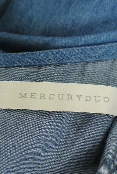 MERCURYDUO（マーキュリーデュオ）の古着「シャンブレーオールインワン（コンビネゾン・オールインワン）」大画像６へ