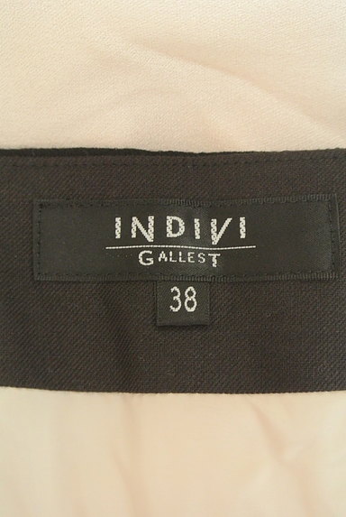 INDIVI（インディヴィ）の古着「バイカラーフリルラインミニスカート（スカート）」大画像６へ