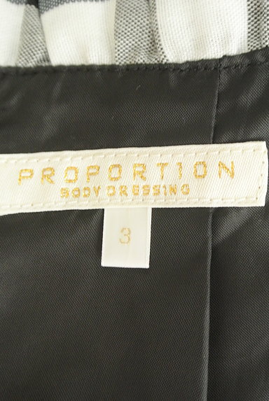 PROPORTION BODY DRESSING（プロポーションボディ ドレッシング）の古着「タックリボンセミタイトスカート（スカート）」大画像６へ