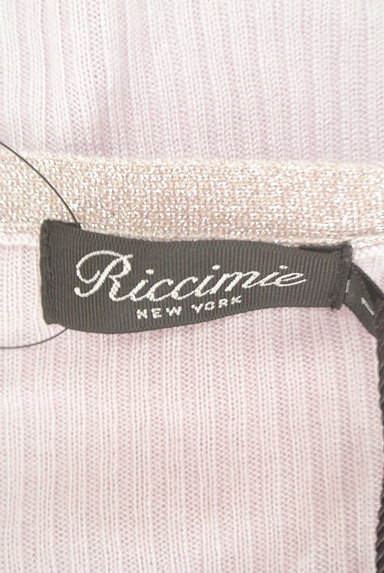 Riccimie NEWYORK（リッチミーニューヨーク）の古着「ラメバイカラーフリルデザインニット（ニット）」大画像６へ