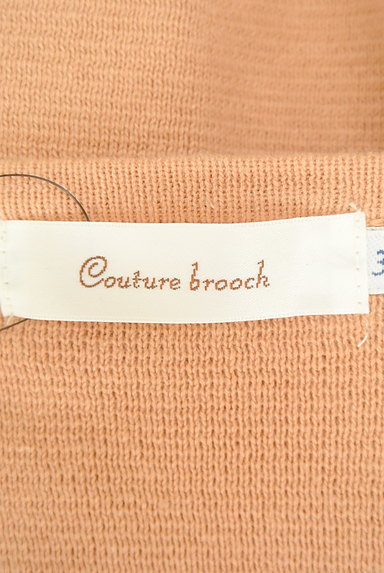 Couture Brooch（クチュールブローチ）の古着「ワンポイントビジューのパフ袖カーディガン（カーディガン・ボレロ）」大画像６へ