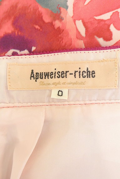 Apuweiser riche（アプワイザーリッシェ）の古着「花柄タイトミニスカート（ミニスカート）」大画像６へ