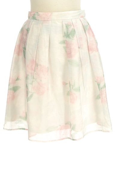 Rirandture（リランドチュール）の古着「シアーボーダー花柄スカート（スカート）」大画像１へ