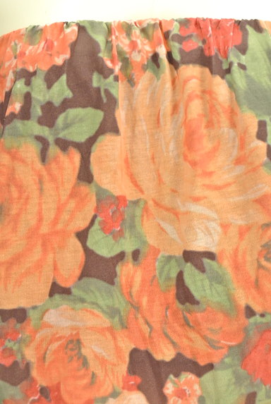 rienda（リエンダ）の古着「カラー花柄切替ベアミニワンピース（キャミワンピース）」大画像４へ
