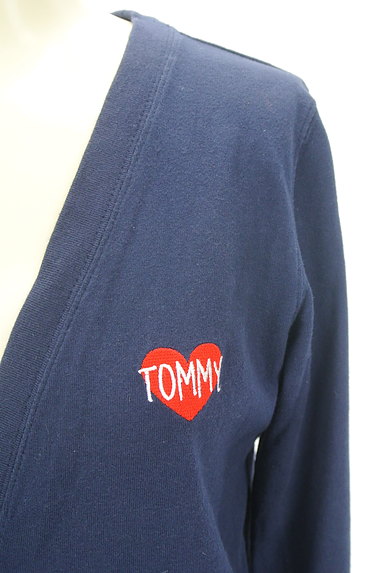 TOMMY（トミー）の古着「バックロゴVネックニットカーディガン（カーディガン・ボレロ）」大画像４へ