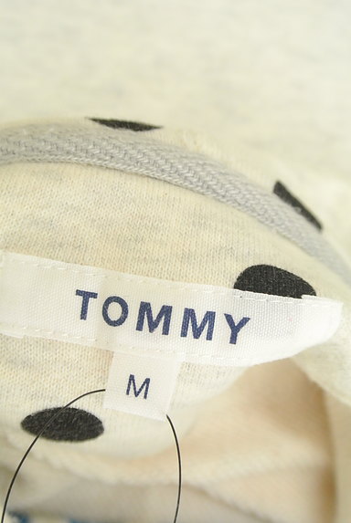 TOMMY（トミー）の古着「袖ドットロゴスウェットワンピース（ワンピース・チュニック）」大画像６へ