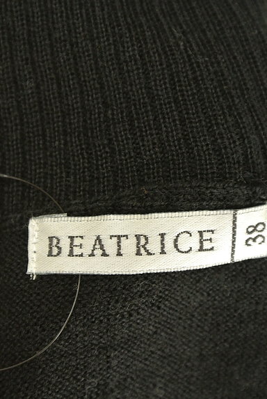 BEATRICE（ベアトリス）の古着「スパンコール＆ビーズ刺繍タートルニット（ニット）」大画像６へ